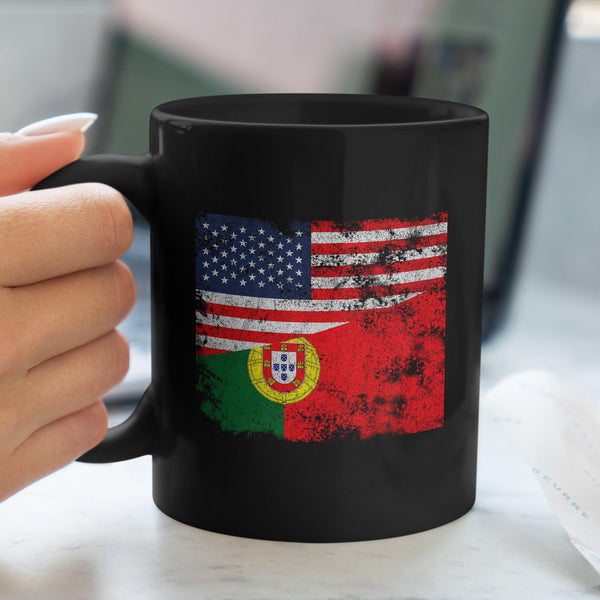 Portugal USA Flag Mug
