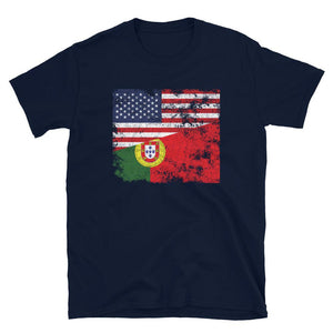 Portugal USA Flag T-Shirt