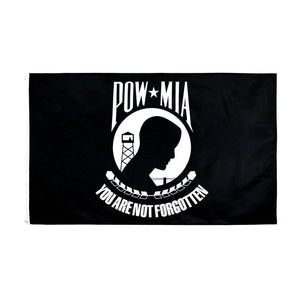 Pow Mia Flag - 90x150cm(3x5ft) - 60x90cm(2x3ft)