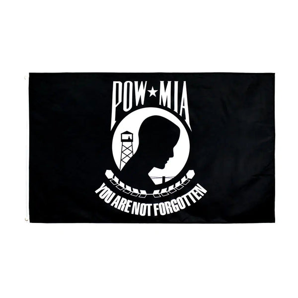 Pow Mia Flag - 90x150cm(3x5ft) - 60x90cm(2x3ft)