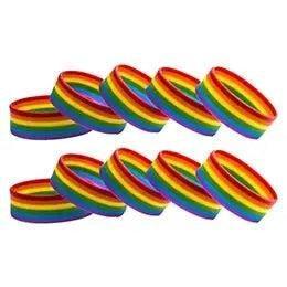 Pride Flag Bracelet Collection - Silicone LGBT+ Wristband