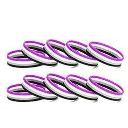 Pride Flag Bracelet Collection - Silicone LGBT+ Wristband