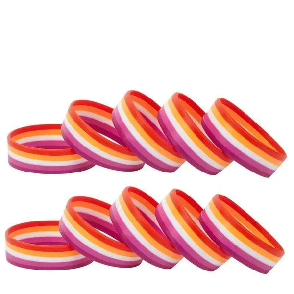 Pride Flag Bracelet Collection - Silicone LGBT+ Wristband