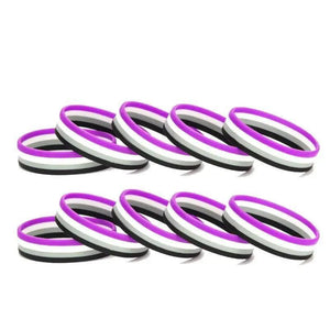 Pride Flag Bracelet Collection - Silicone LGBT+ Wristband