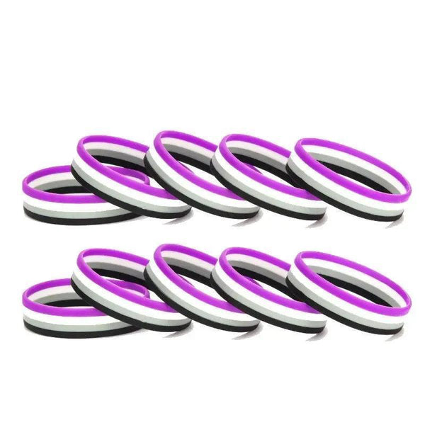 Pride Flag Bracelet Collection - Silicone LGBT+ Wristband