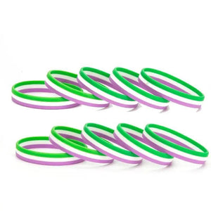 Pride Flag Bracelet Collection - Silicone LGBT+ Wristband