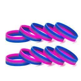 Pride Flag Bracelet Collection - Silicone LGBT+ Wristband