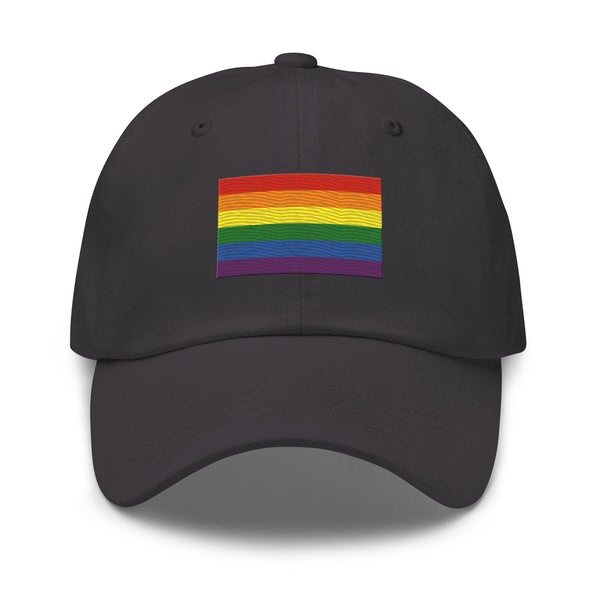 Pride Flag Cap - Adjustable Embroidered LGBT+ Dad Hat