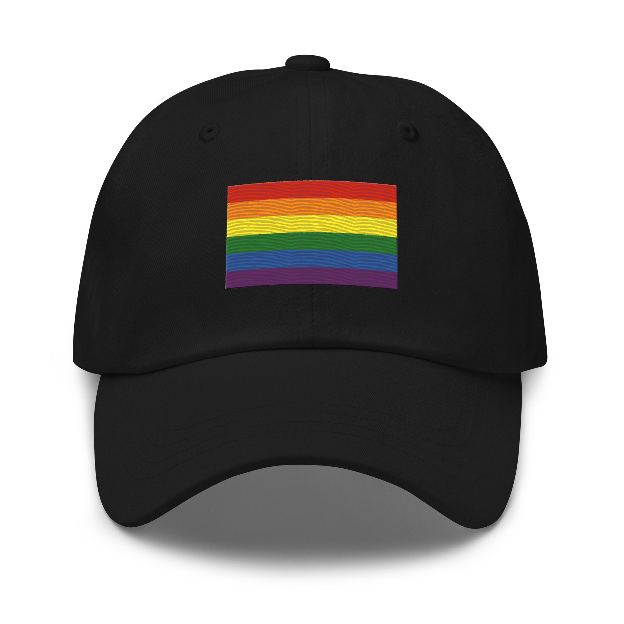 Pride Flag Cap - Adjustable Embroidered LGBT+ Dad Hat