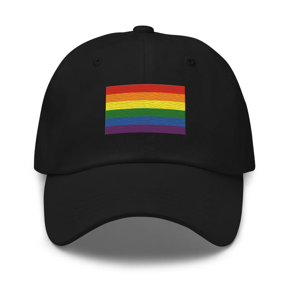 Pride Flag Cap - Adjustable Embroidered LGBT+ Dad Hat