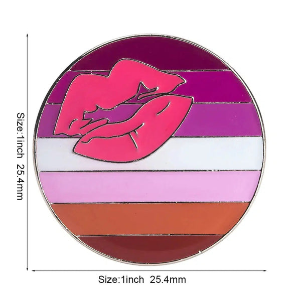 Pride Flag Lapel Pin Collection - LGBTQIA2S+ Enamel Pin Flag