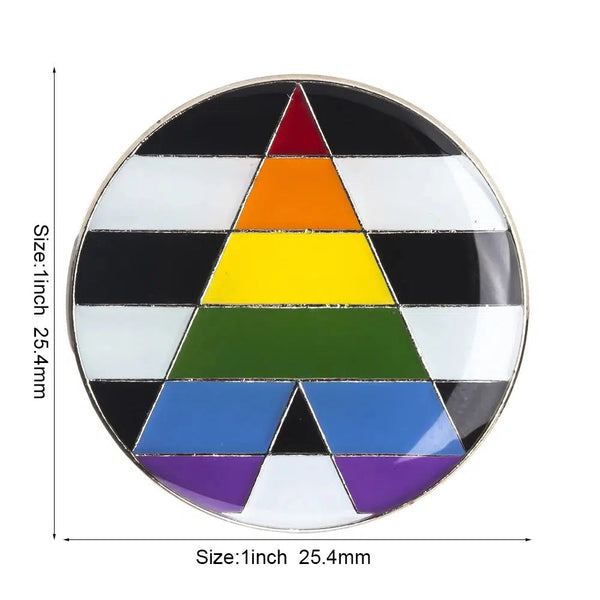 Pride Flag Lapel Pin Collection - LGBTQIA2S+ Enamel Pin Flag