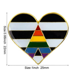 Pride Flag Lapel Pin Collection - LGBTQIA2S+ Enamel Pin Flag