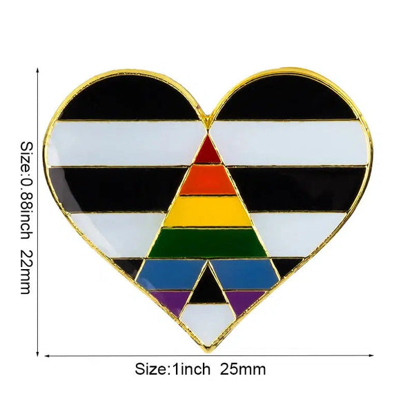 Pride Flag Lapel Pin Collection - LGBTQIA2S+ Enamel Pin Flag