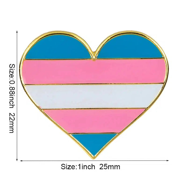 Pride Flag Lapel Pin Collection - LGBTQIA2S+ Enamel Pin Flag