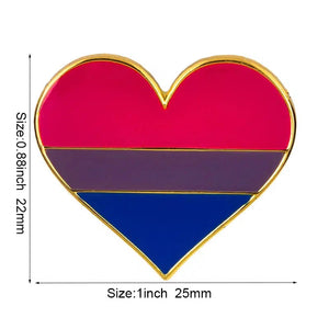 Pride Flag Lapel Pin Collection - LGBTQIA2S+ Enamel Pin Flag