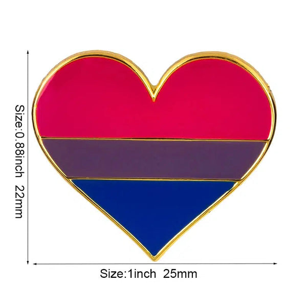 Pride Flag Lapel Pin Collection - LGBTQIA2S+ Enamel Pin Flag