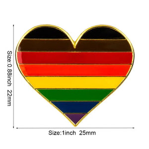 Pride Flag Lapel Pin Collection - LGBTQIA2S+ Enamel Pin Flag