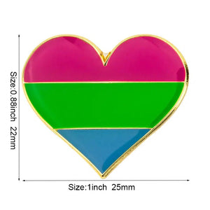 Pride Flag Lapel Pin Collection - LGBTQIA2S+ Enamel Pin Flag