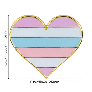 Pride Flag Lapel Pin Collection - LGBTQIA2S+ Enamel Pin Flag