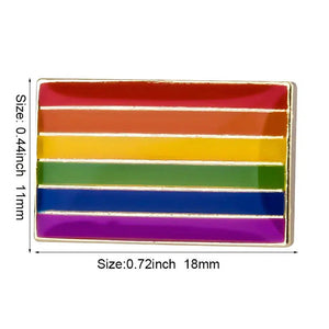 Pride Flag Lapel Pin Collection - LGBTQIA2S+ Enamel Pin Flag