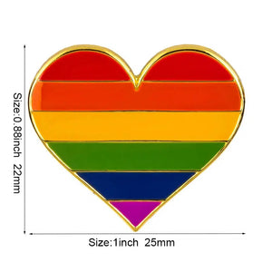 Pride Flag Lapel Pin Collection - LGBTQIA2S+ Enamel Pin Flag