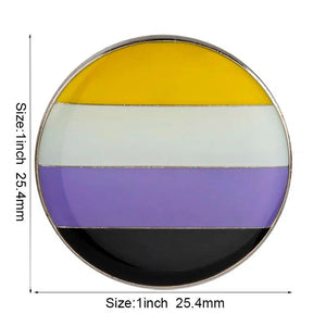 Pride Flag Lapel Pin Collection - LGBTQIA2S+ Enamel Pin Flag