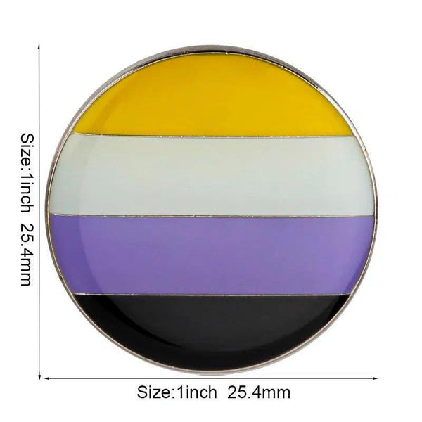 Pride Flag Lapel Pin Collection - LGBTQIA2S+ Enamel Pin Flag
