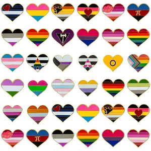 Pride Flag Lapel Pin Collection - LGBTQIA2S+ Enamel Pin Flag