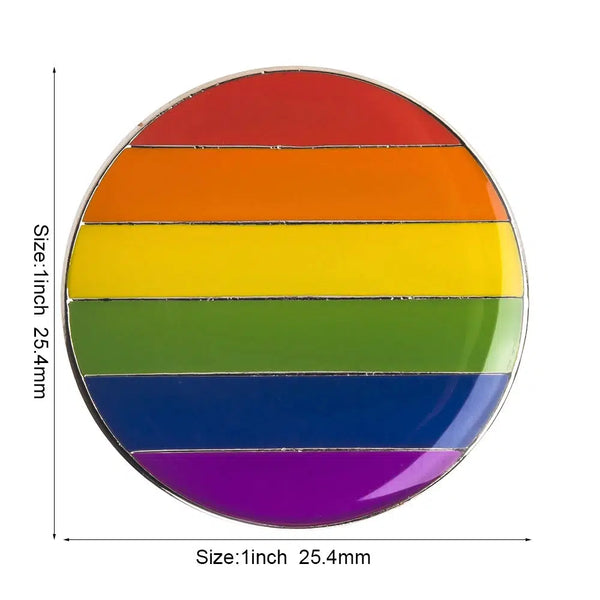 Pride Flag Lapel Pin Collection - LGBTQIA2S+ Enamel Pin Flag