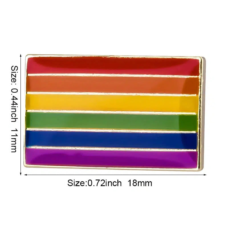 Pride Flag Lapel Pin Collection - LGBTQIA2S+ Enamel Pin Flag