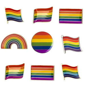 Pride Flag Lapel Pin Collection - LGBTQIA2S+ Enamel Pin Flag