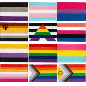 Pride Flag Patches - LGBTQIA2S+ Sew On/Iron On Patch