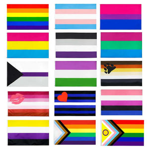Pride Flags - 90x150cm(3x5ft) - 60x90cm(2x3ft) - LGBTQ+