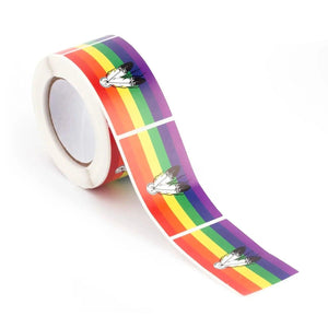 Pride Flags Sticker Roll - 250pcs LGBTQ+ Stickers