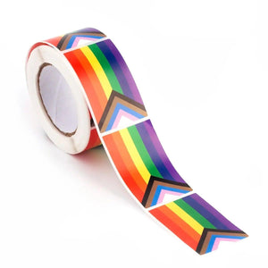 Pride Flags Sticker Roll - 250pcs LGBTQ+ Stickers