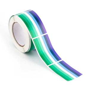 Pride Flags Sticker Roll - 250pcs LGBTQ+ Stickers