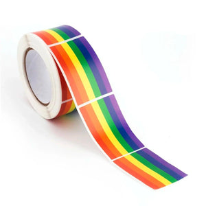 Pride Flags Sticker Roll - 250pcs LGBTQ+ Stickers