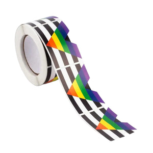 Pride Flags Sticker Roll - 250pcs LGBTQ+ Stickers