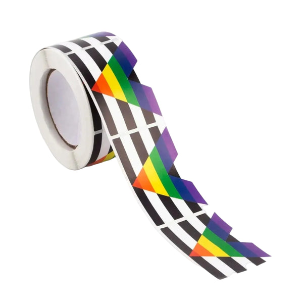 Pride Flags Sticker Roll - 250pcs LGBTQ+ Stickers