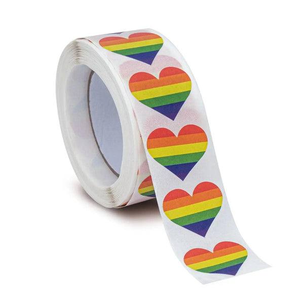 Pride Flags Sticker Roll - 500pcs LGBTQ+ Stickers