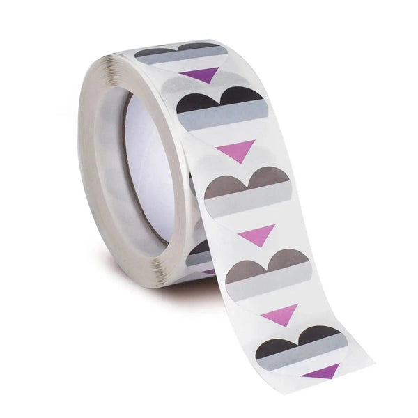 Pride Flags Sticker Roll - 500pcs LGBTQ+ Stickers