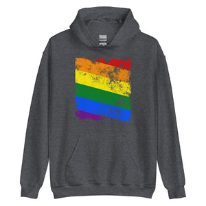 Pride Flag - Distressed LGBT+ Hoodie