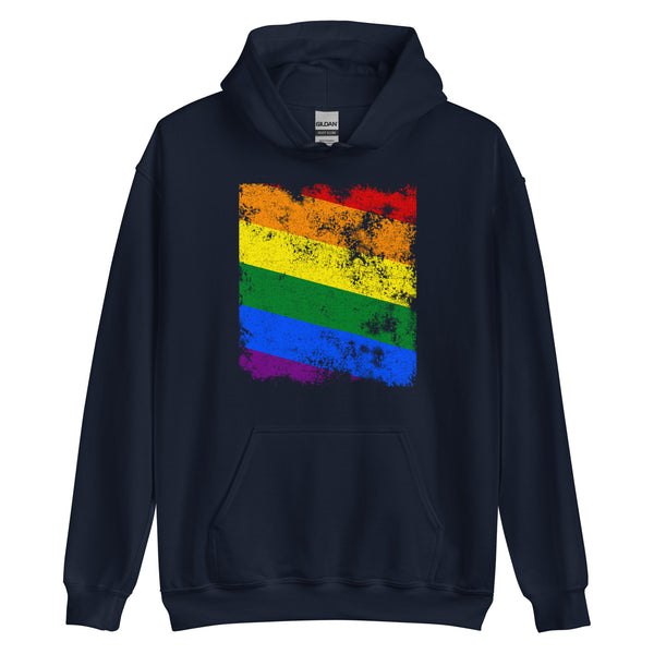 Pride Flag - Distressed LGBT+ Hoodie