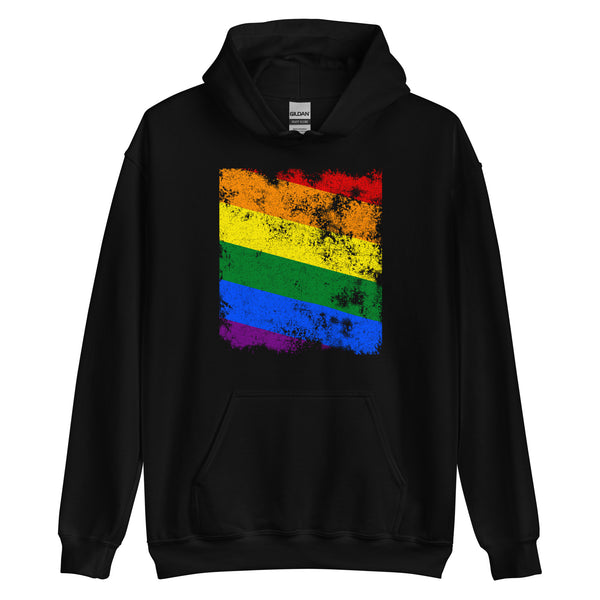 Pride Flag - Distressed LGBT+ Hoodie
