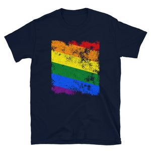 Pride Flag - Distressed LGBT+ T-Shirt