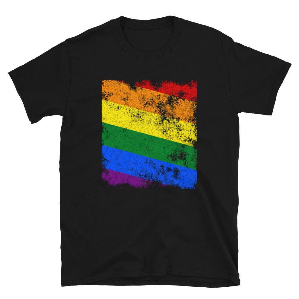 Pride Flag - Distressed LGBT+ T-Shirt