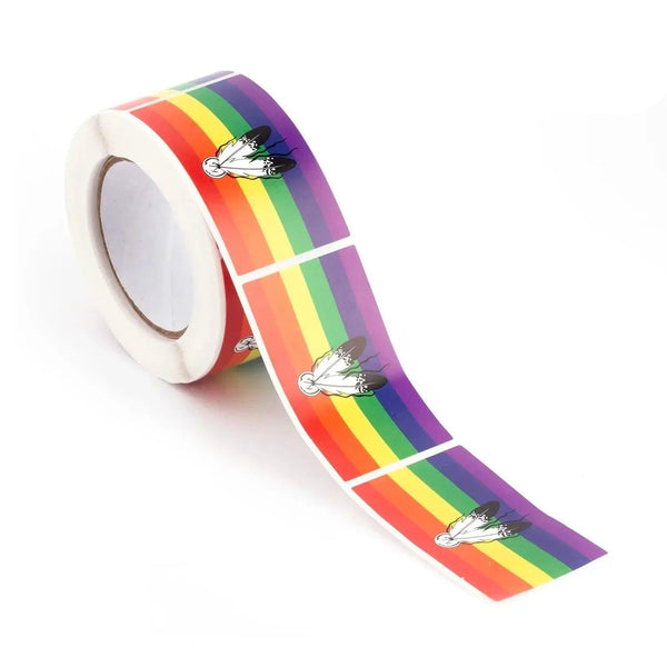 Pride Flags Sticker Roll - 250pcs LGBTQ+ Stickers