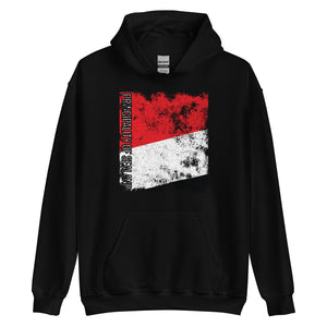 Principality Of Sealand Flag - Distressed Flag Hoodie