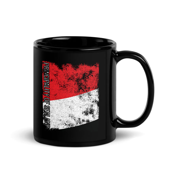 Principality Of Sealand Flag - Distressed Flag Mug